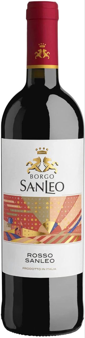 Вино Borgo San Leo. Россо Санлео чер 0,75л 11,5%